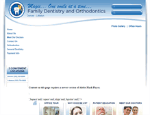 Tablet Screenshot of mymagicsmiles.com